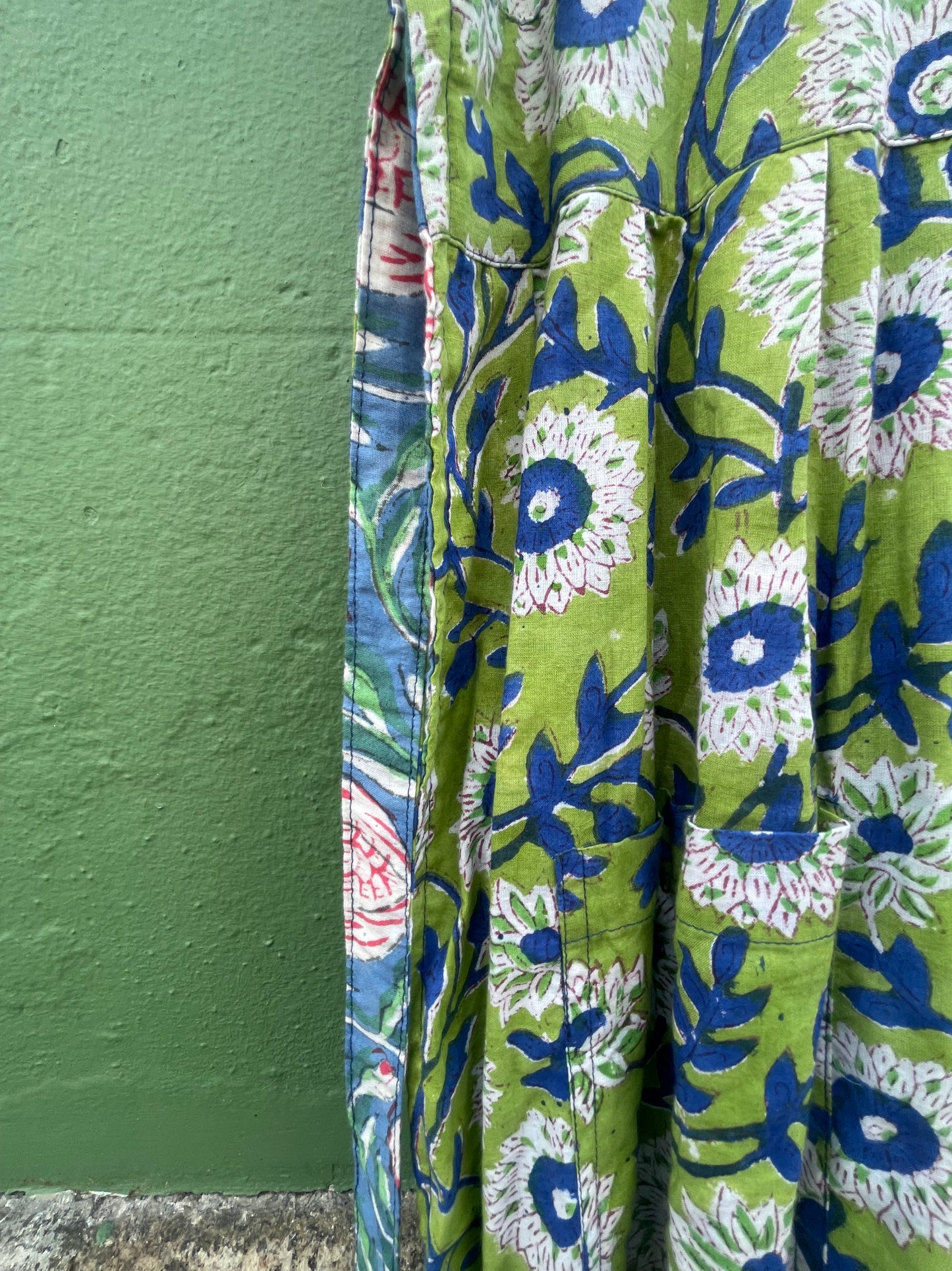Green and Blue Pinny
