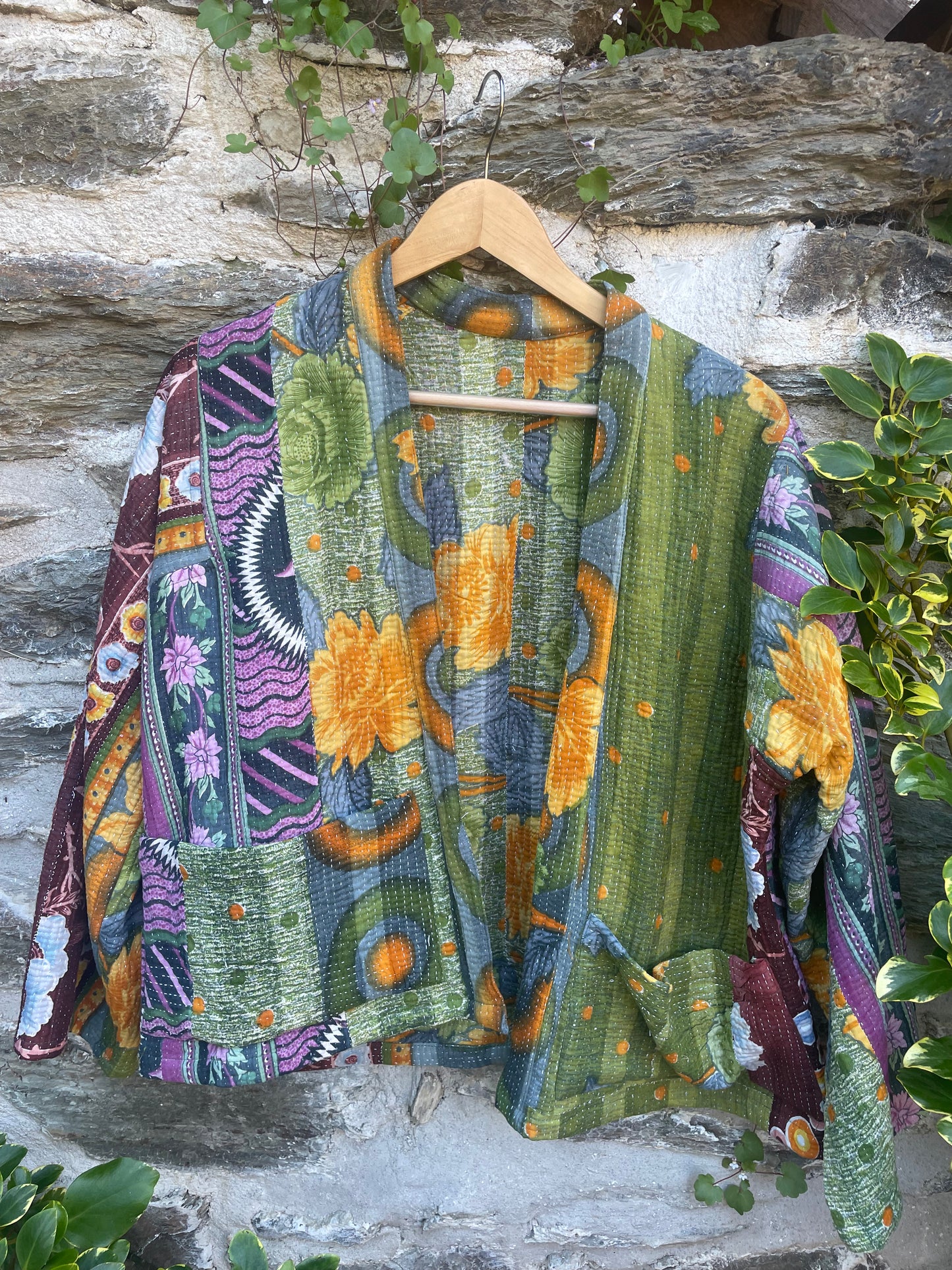 Green Boho Biker
