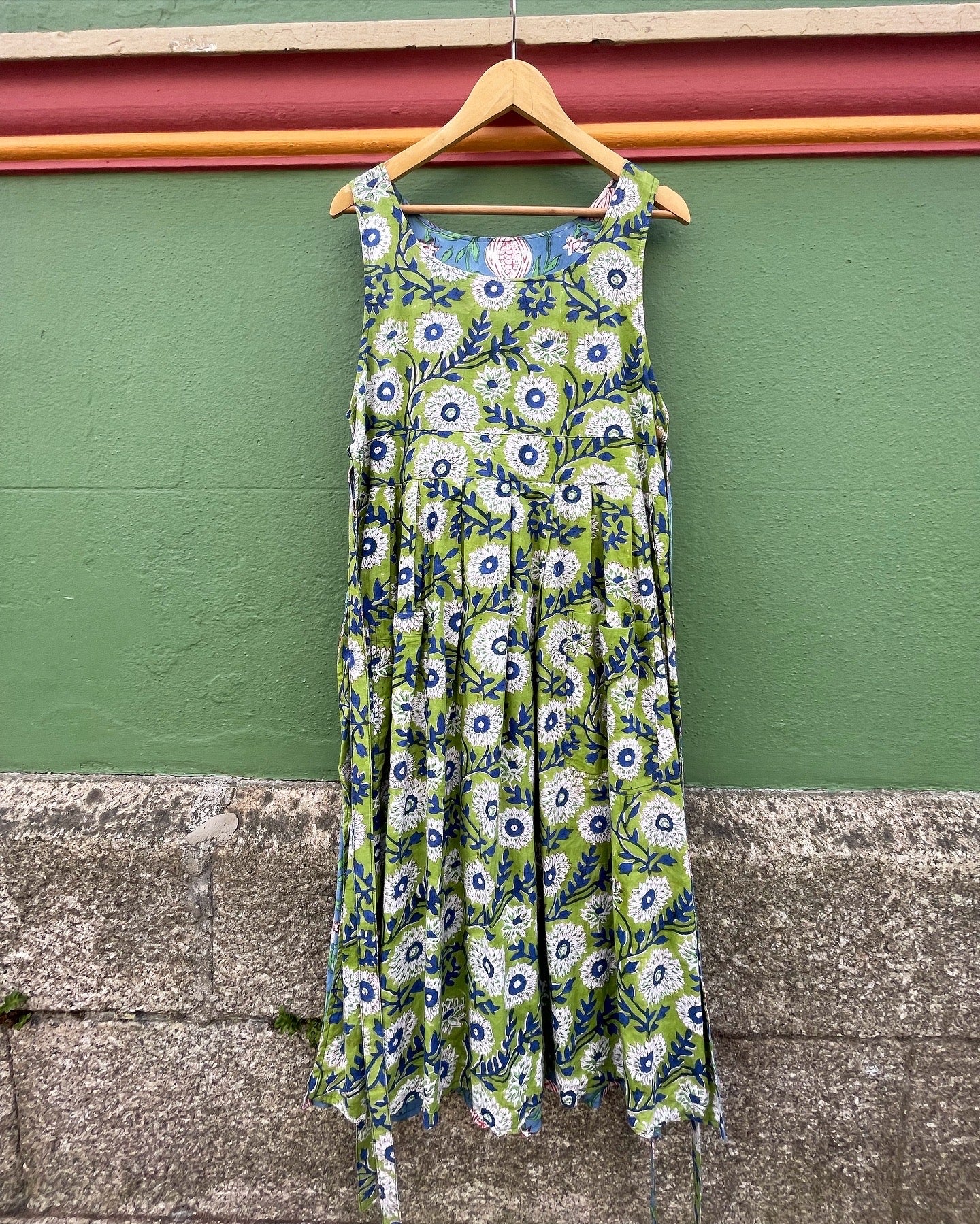 Green and Blue Pinny