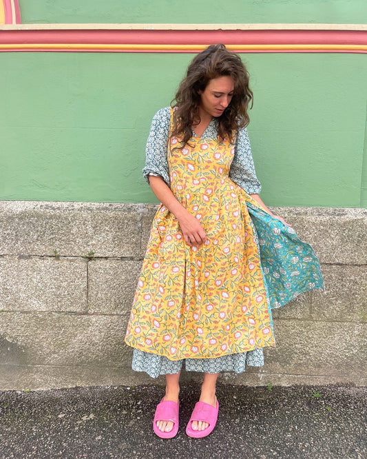 Orange and Blue Pinny