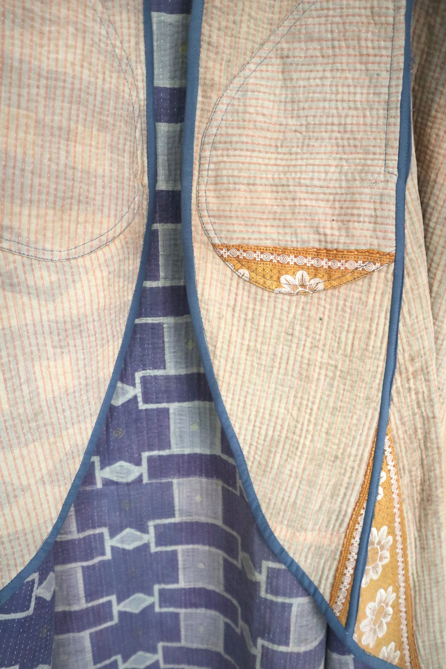 Blue and White Fancy Coat