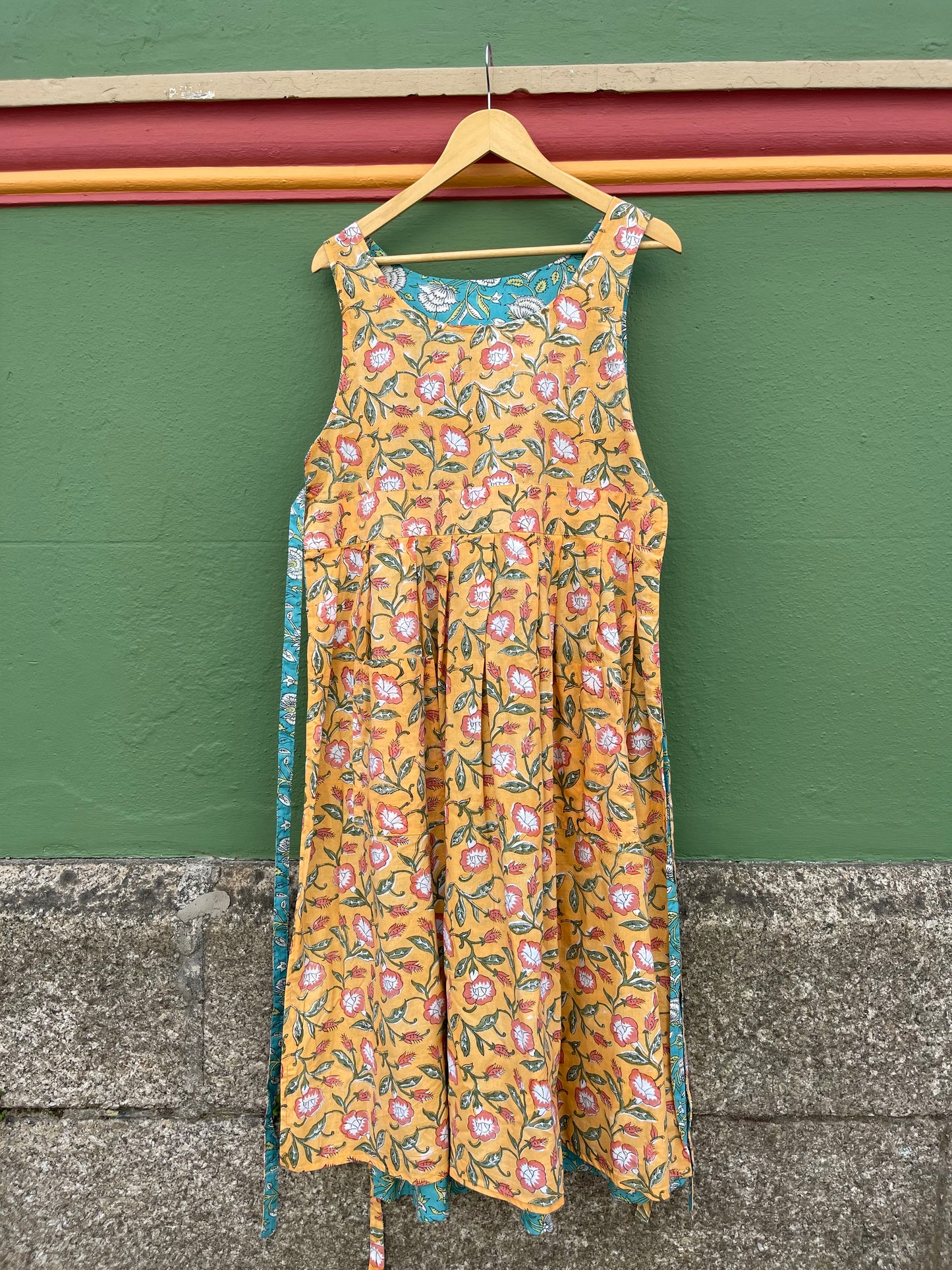 Orange and Blue Pinny