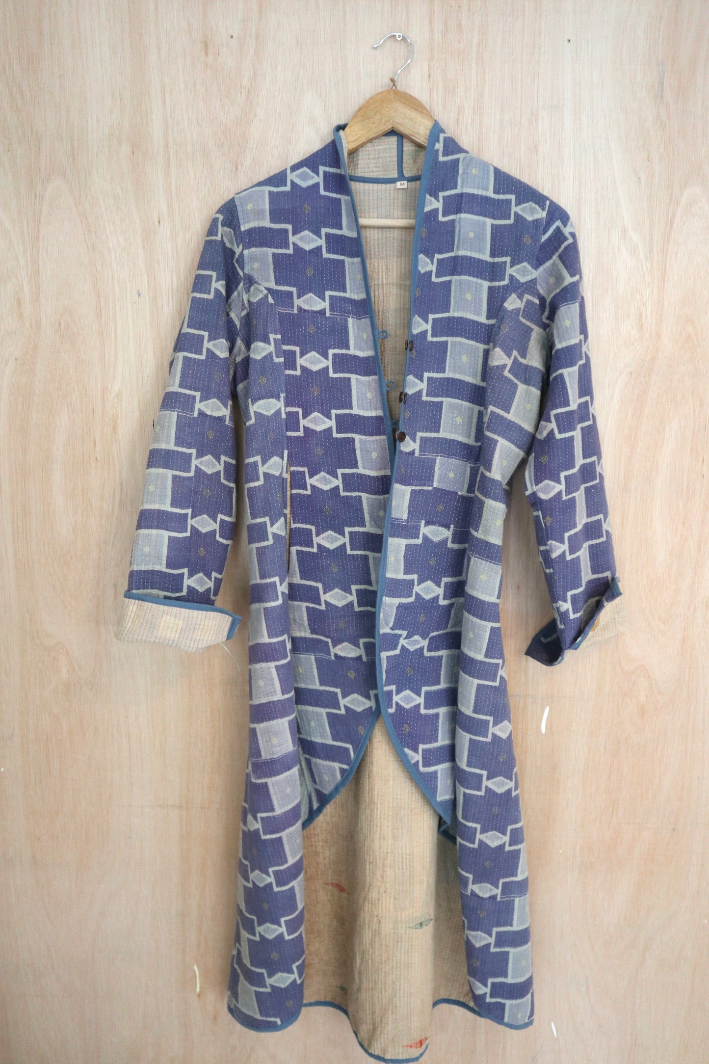 Blue and White Fancy Coat