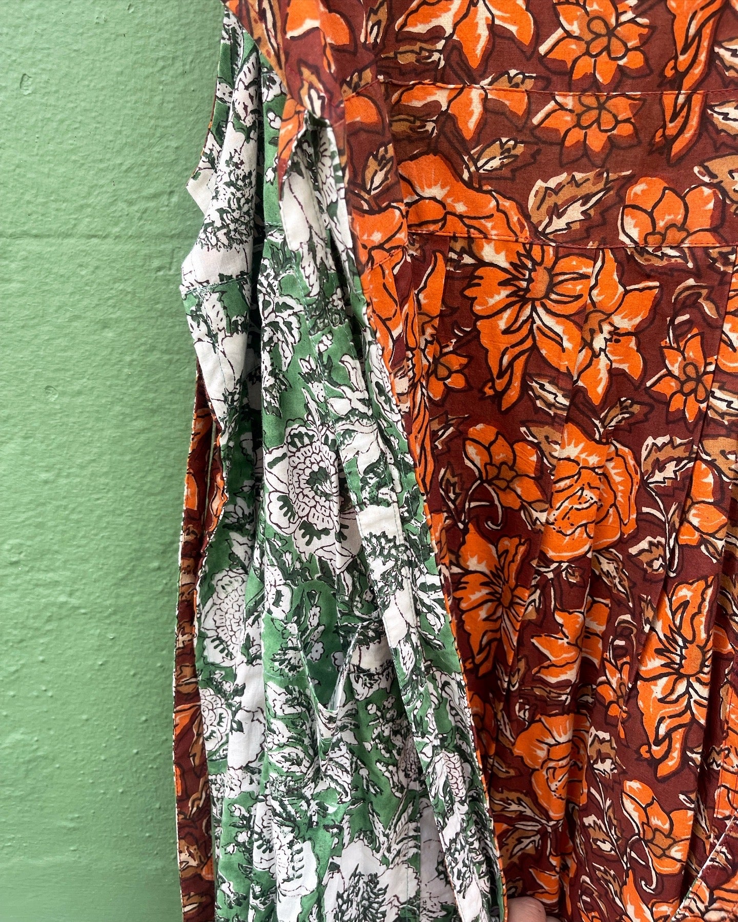Green and Brown Pinny