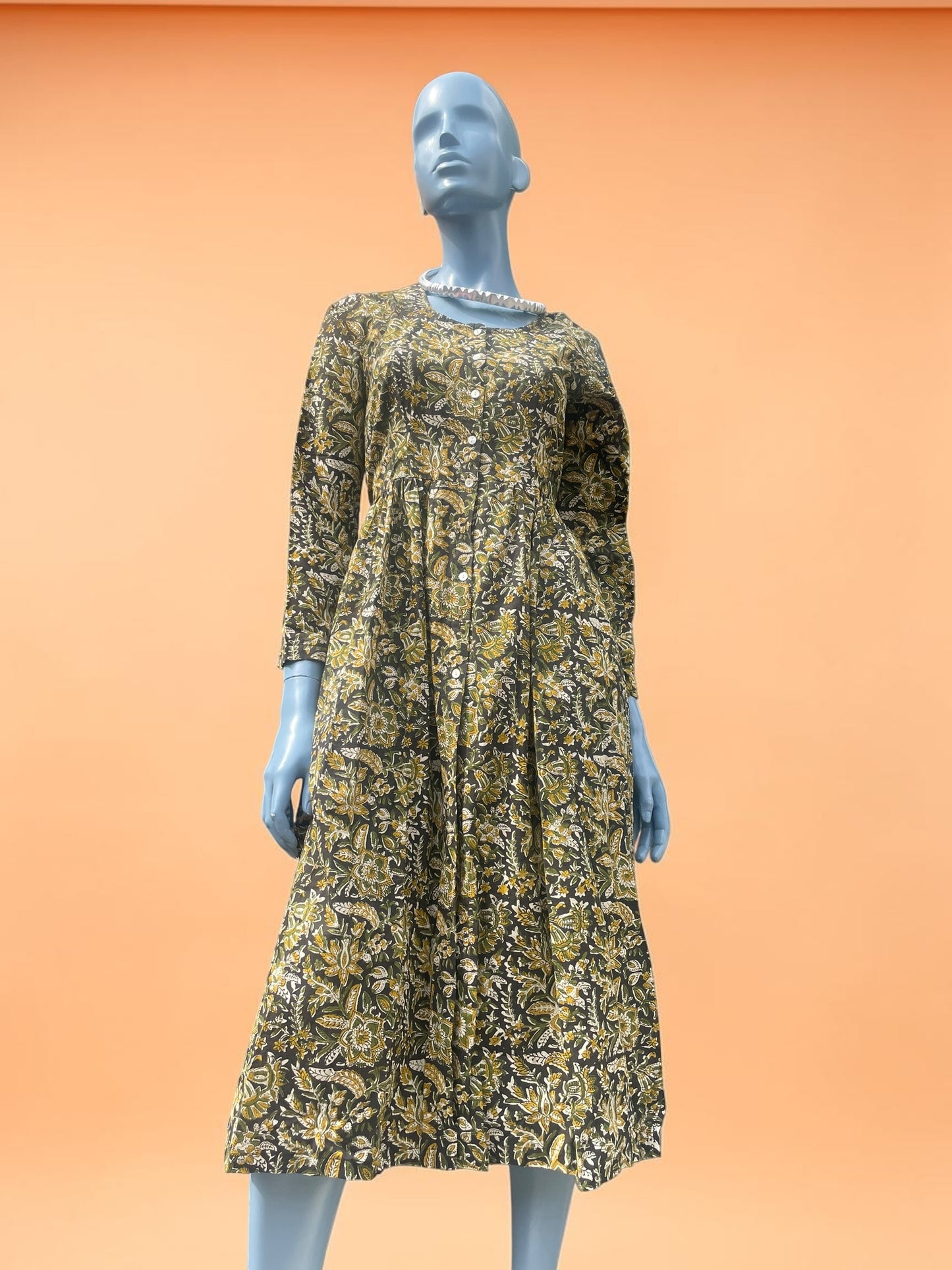 The Black-Green Kurta